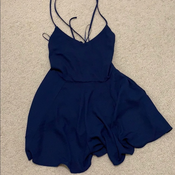 Express Lace Up Rompers - Picture 4 of 4